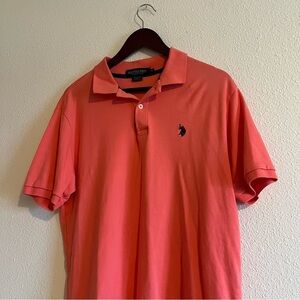 US Polo Association Pure Cotton Collar Slim Fit Polo T-shirt Size M